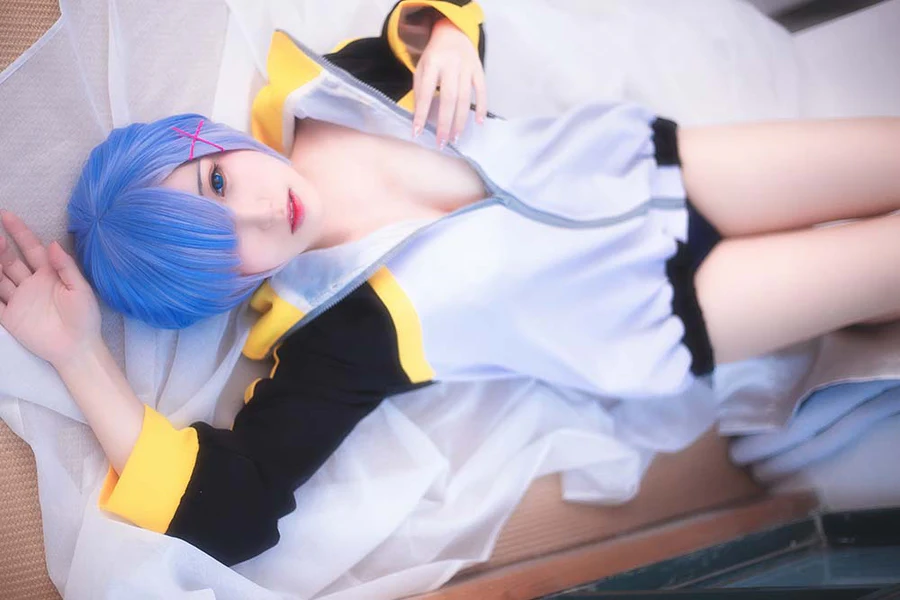 芋圆侑子SJ_ – 蕾姆运动服 Cosplay-第1张