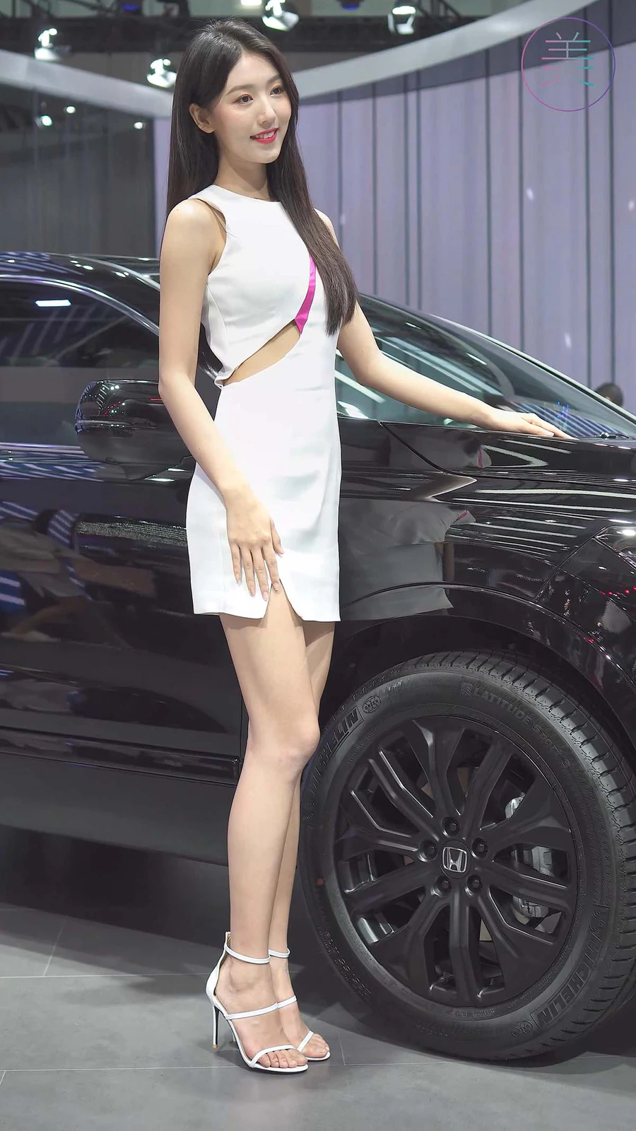 2021 广州车展 Racing Model HONDA车模05 街拍-第1张