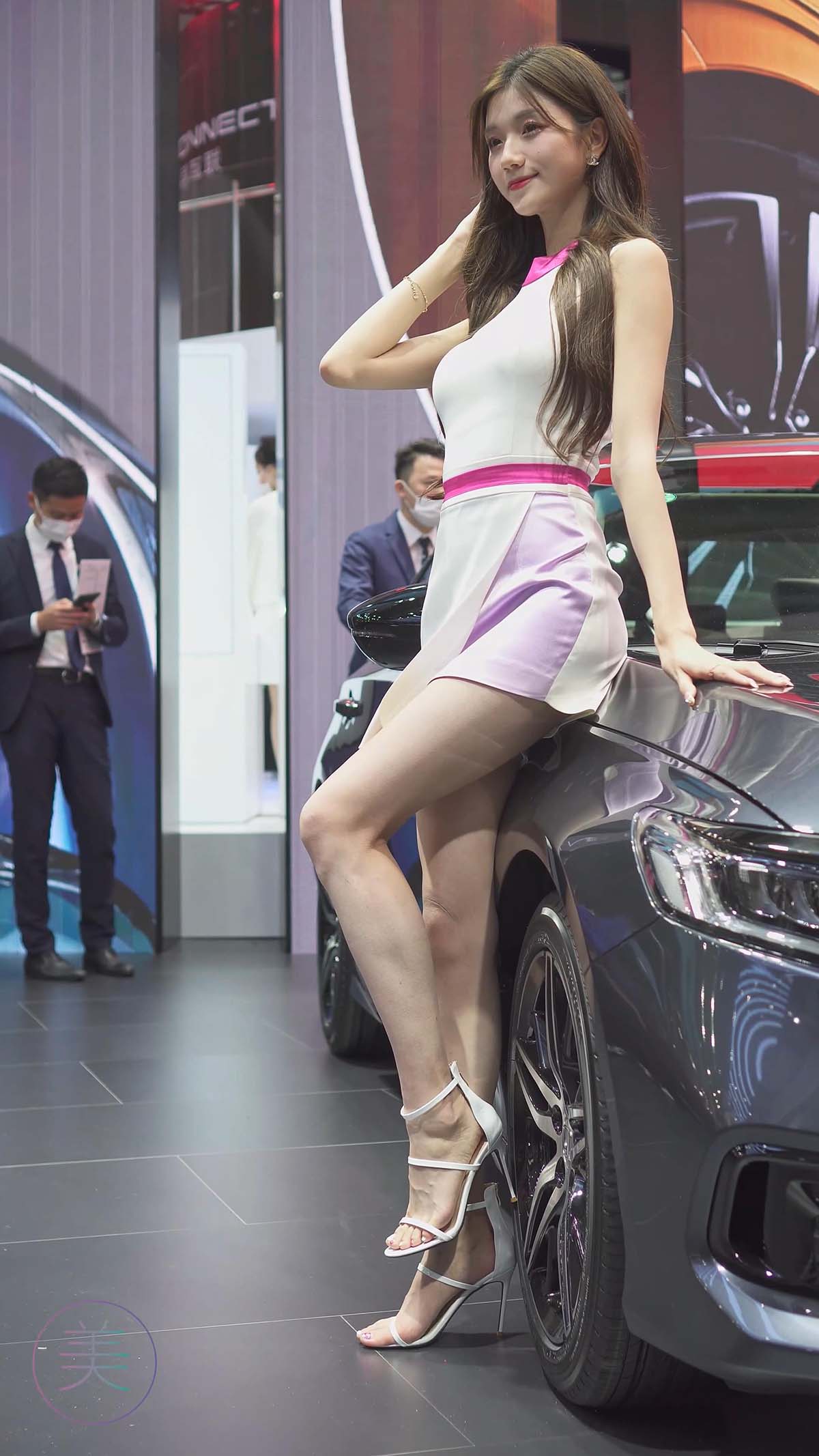2021 广州车展 Racing Model HONDA车模03 街拍-第1张