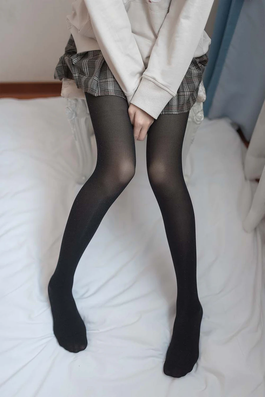 九曲Jean – 窗帘后的朦胧 Cosplay-第1张