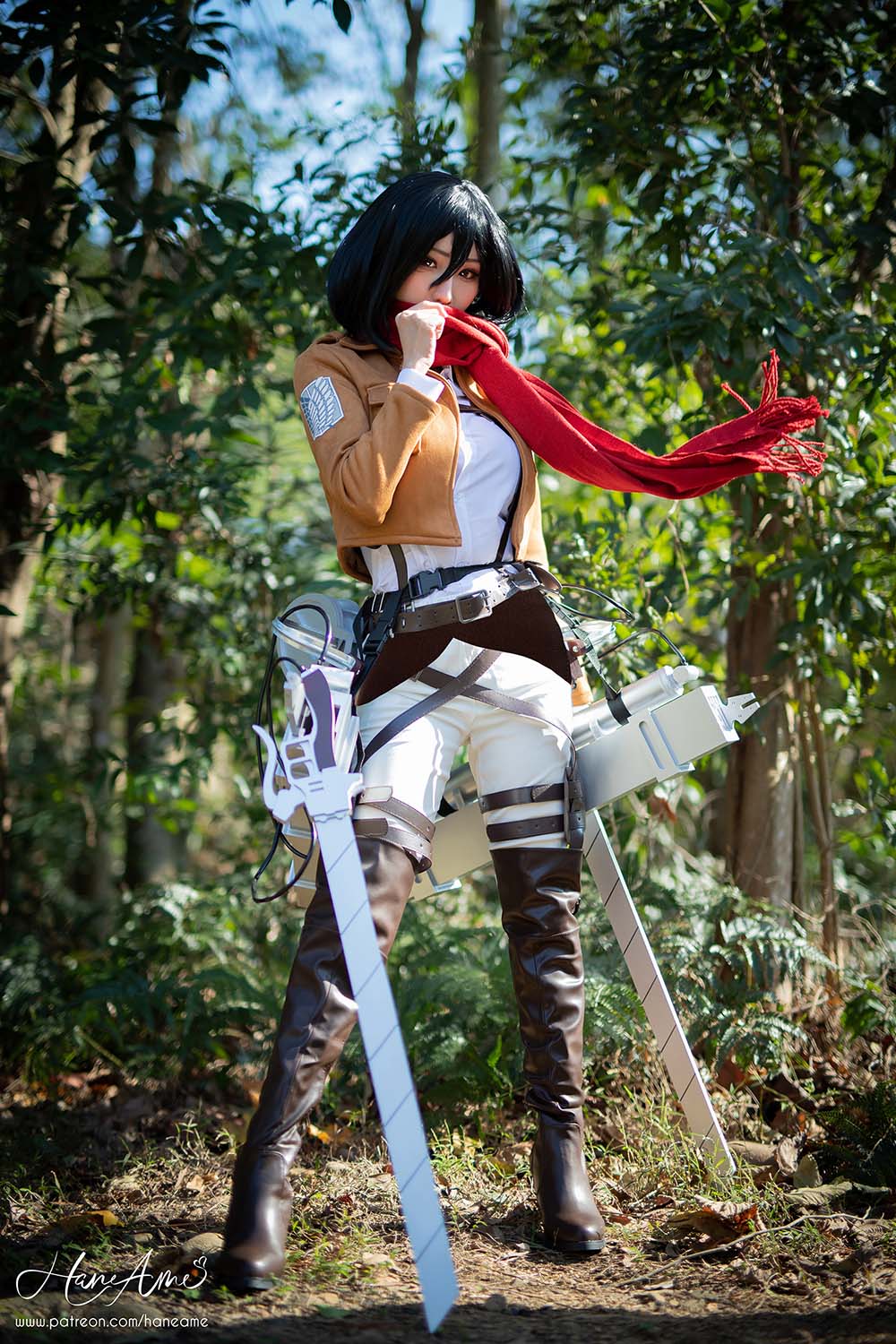 Hane Ame 雨波写真 – 进击的巨人 Cosplay-第2张