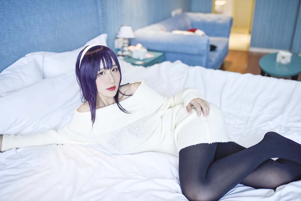 九曲Jean – 黑丝 Cosplay-第2张