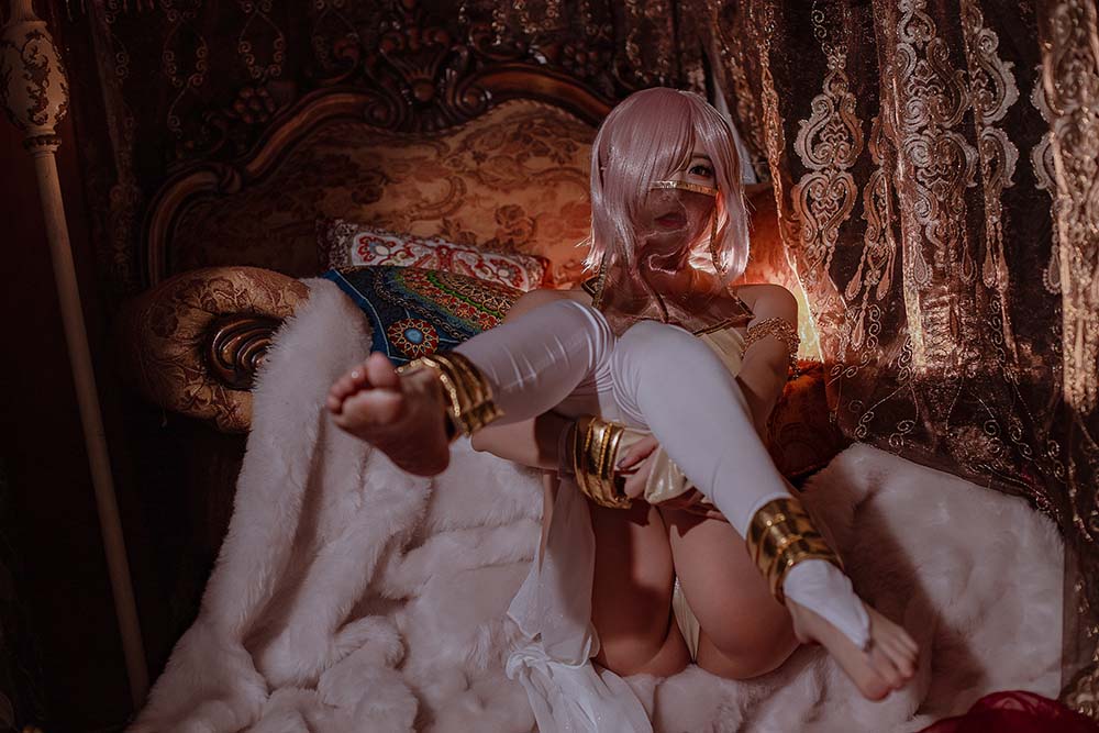 二佐Nisa – fate玛修舞娘 Cosplay-第2张