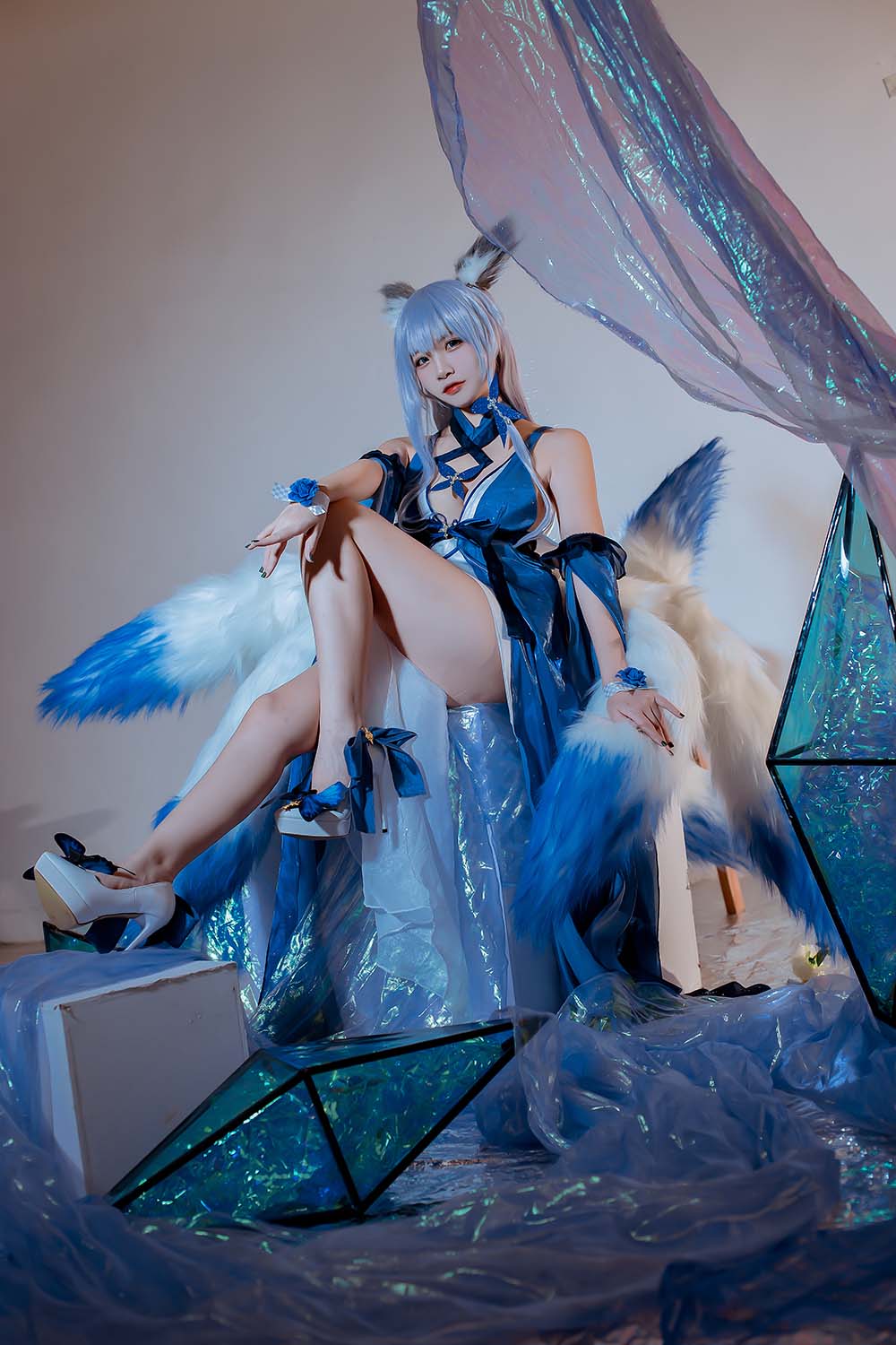 二佐Nisa – 碧蓝信浓礼服 Cosplay-第1张