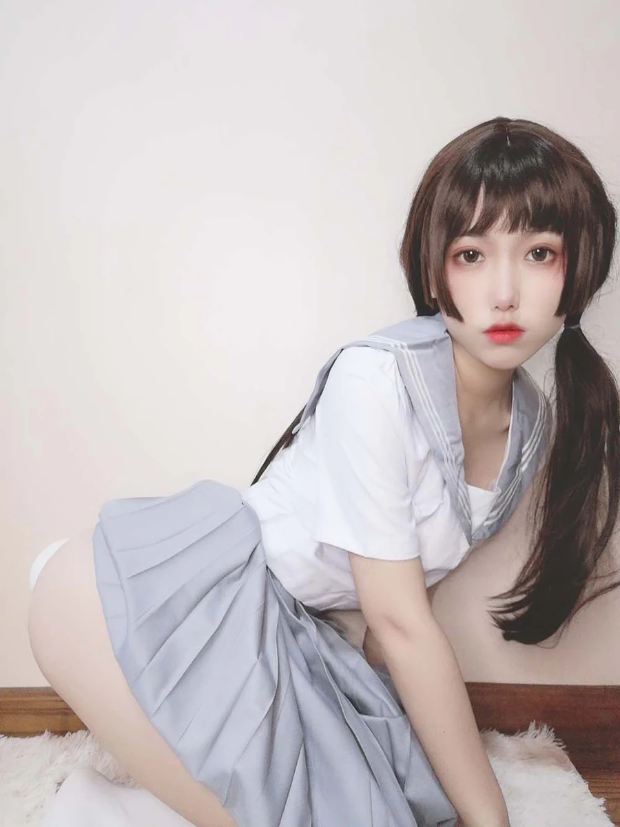 芋圆侑子SJ_ – 白丝jk Cosplay-第1张