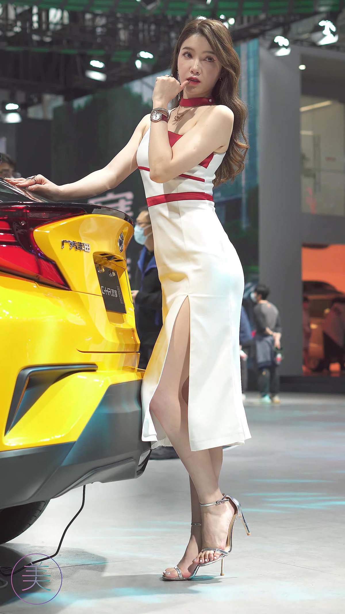 2021 广州车展 Racing Model TOYOTA车模03 街拍-第1张