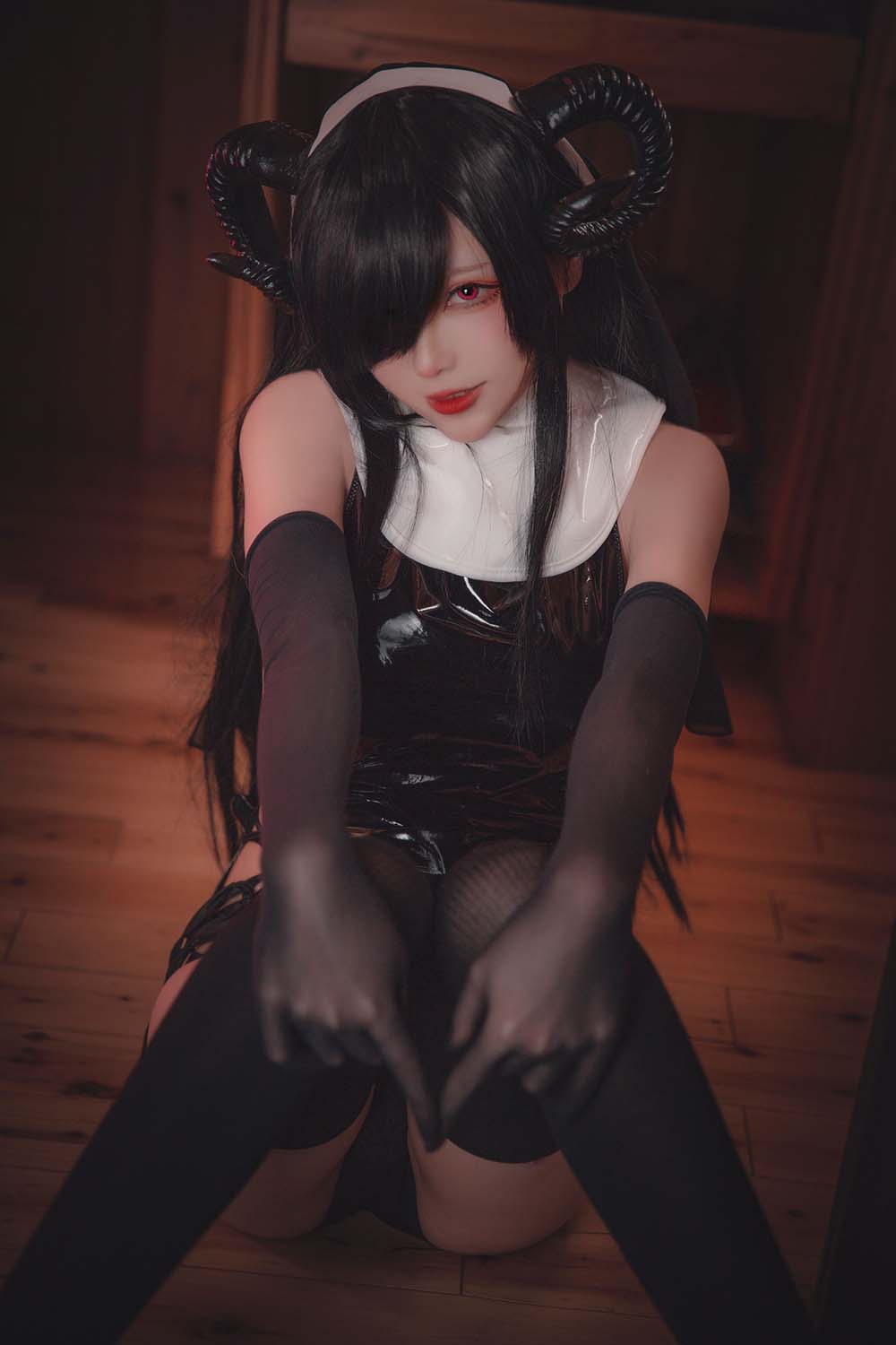 起司块wii – 魅魔修女 Cosplay-第1张
