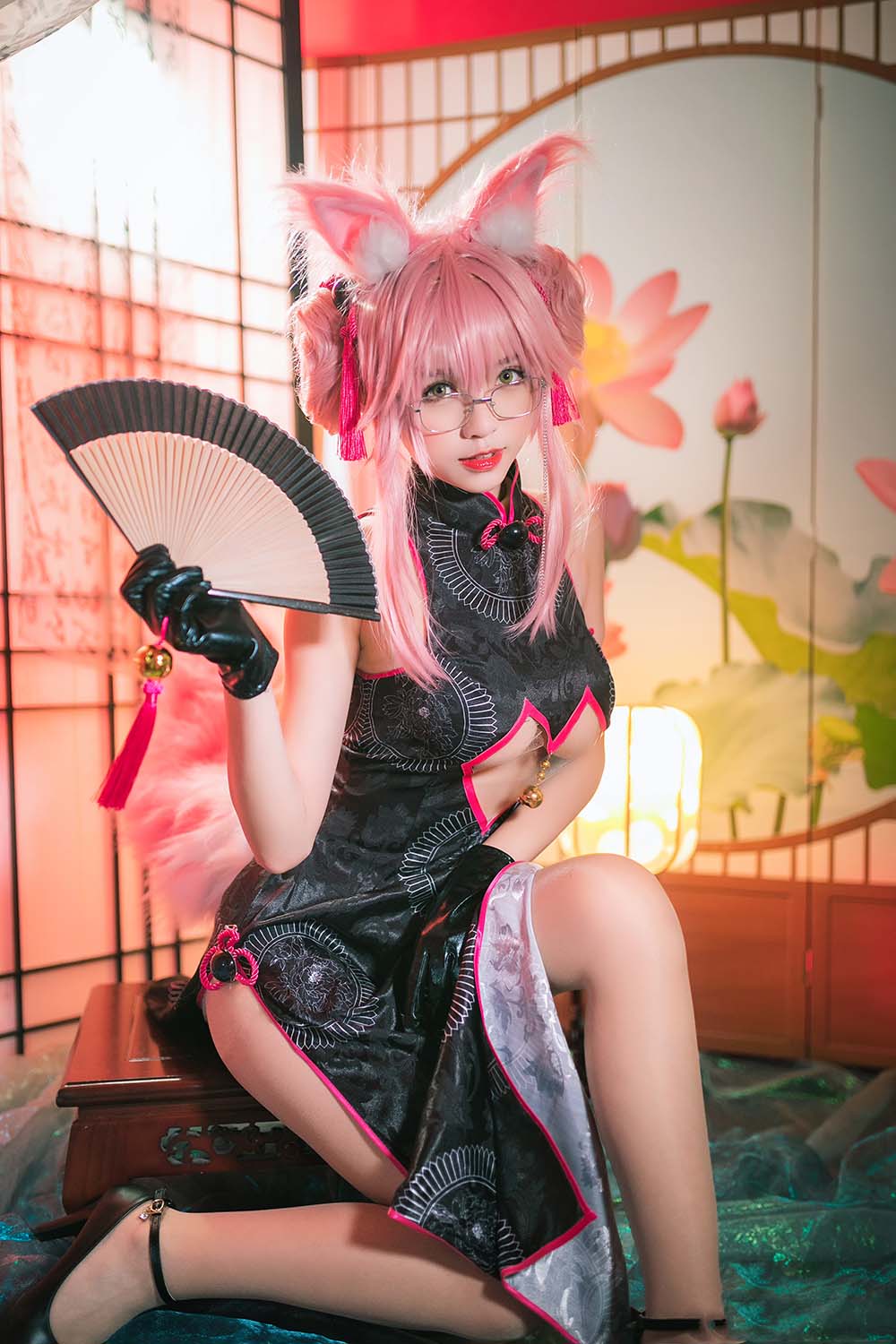 大大卷卷小卷 – 玉藻前 Cosplay-第1张
