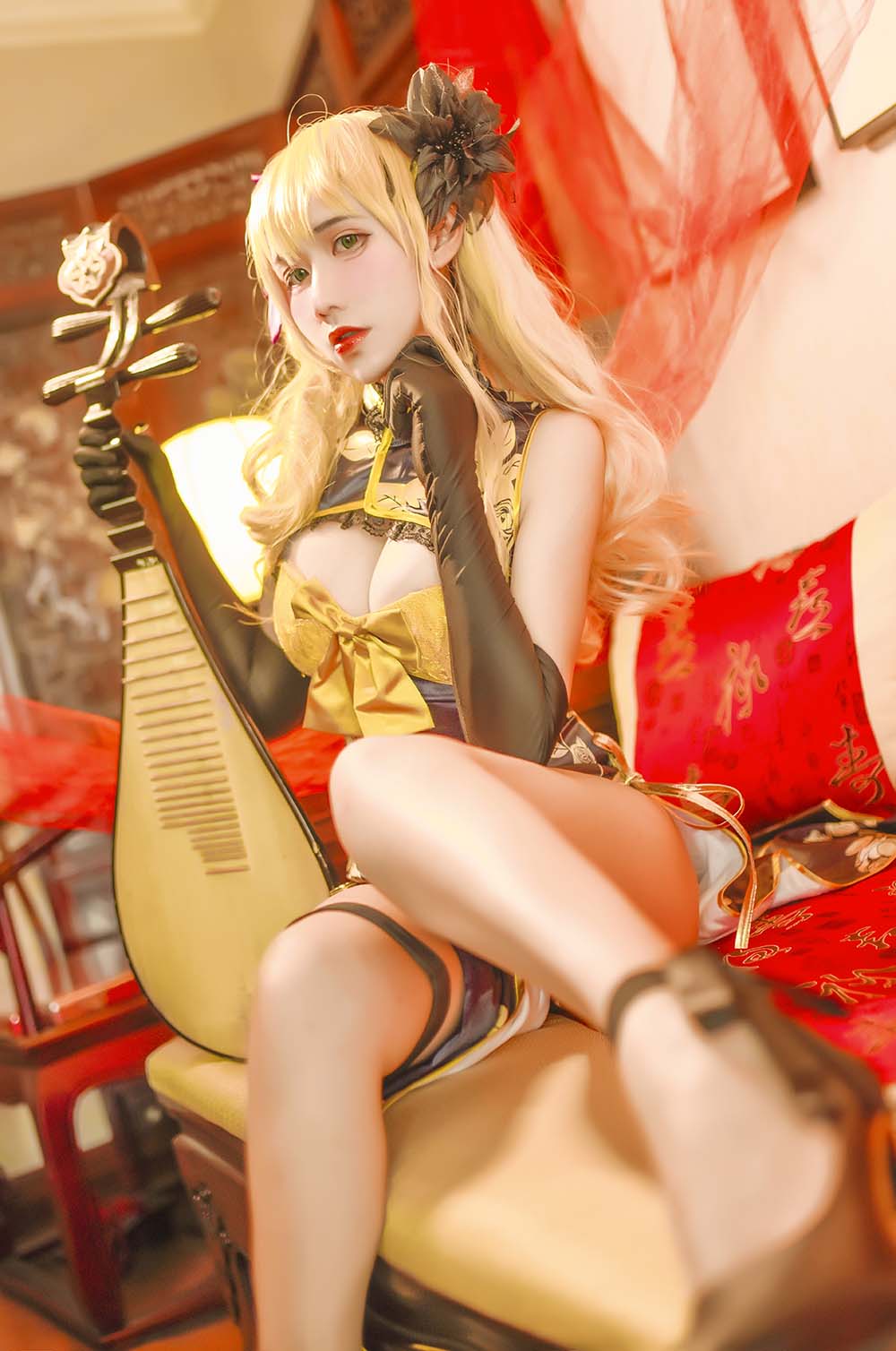 九曲Jean – 金莲 Cosplay-第1张