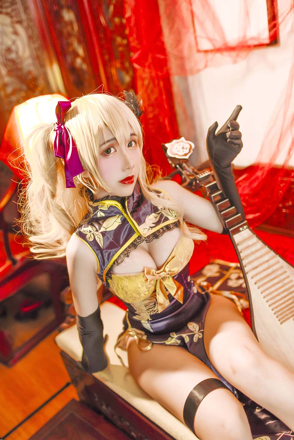 九曲Jean – 金莲 Cosplay-第2张