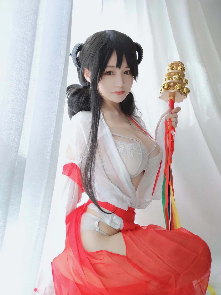 小仓千代w – 巫女 Cosplay-第2张