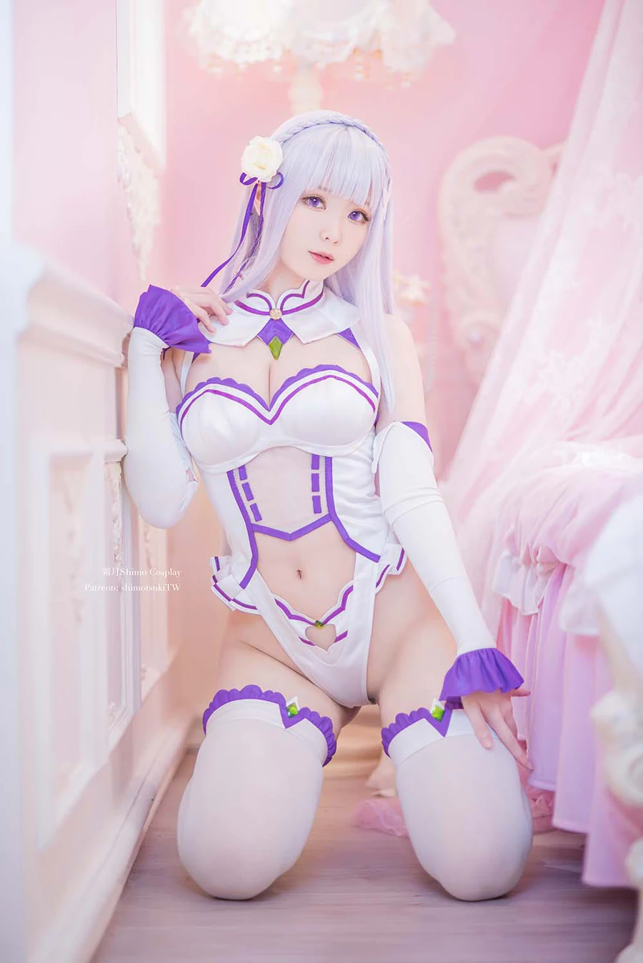 霜月shimo – 艾米莉亚 Cosplay-第2张