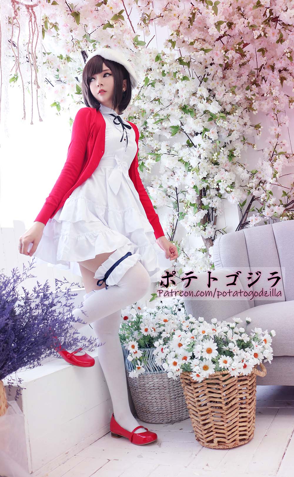Potato Godzilla – Megumi Kato Cosplay-第1张