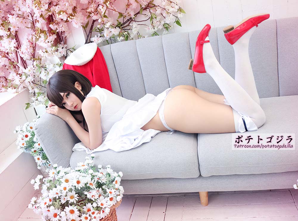Potato Godzilla – Megumi Kato Cosplay-第2张
