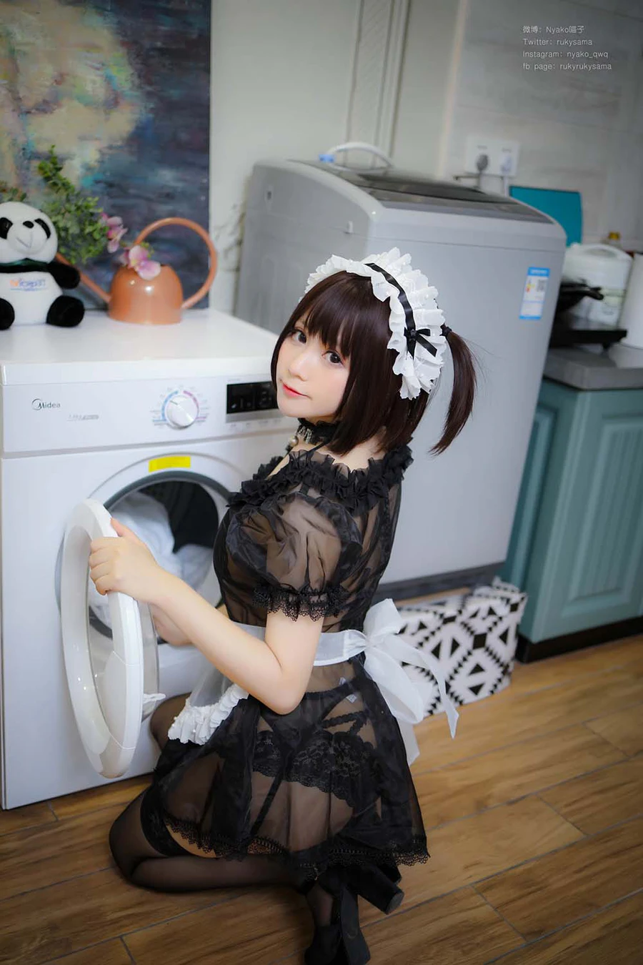 Nyako喵子 – メイドーさんは働きたくない Cosplay-第2张