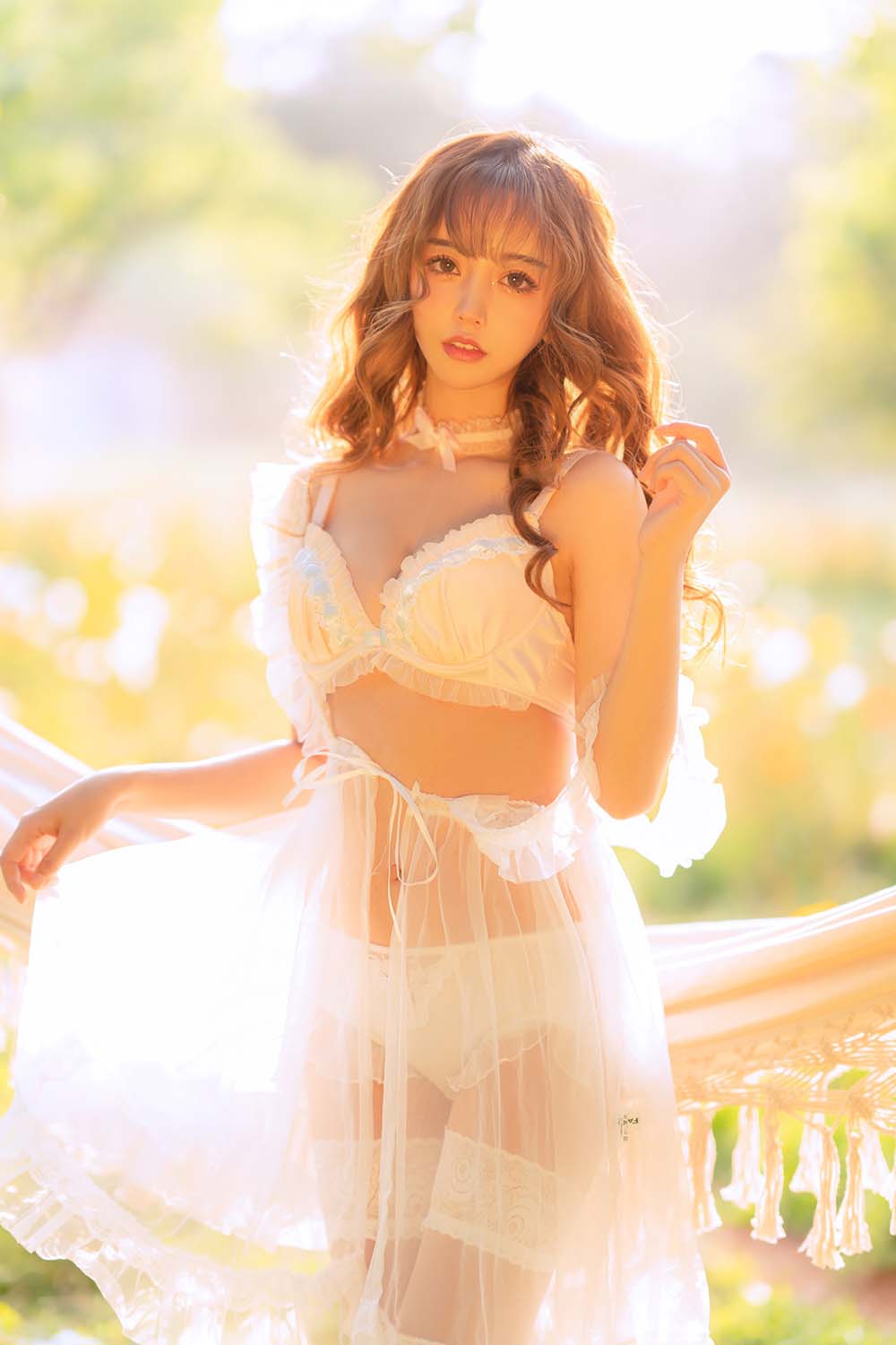 过期米线线喵 – 夏日限定 吊床 Cosplay-第1张
