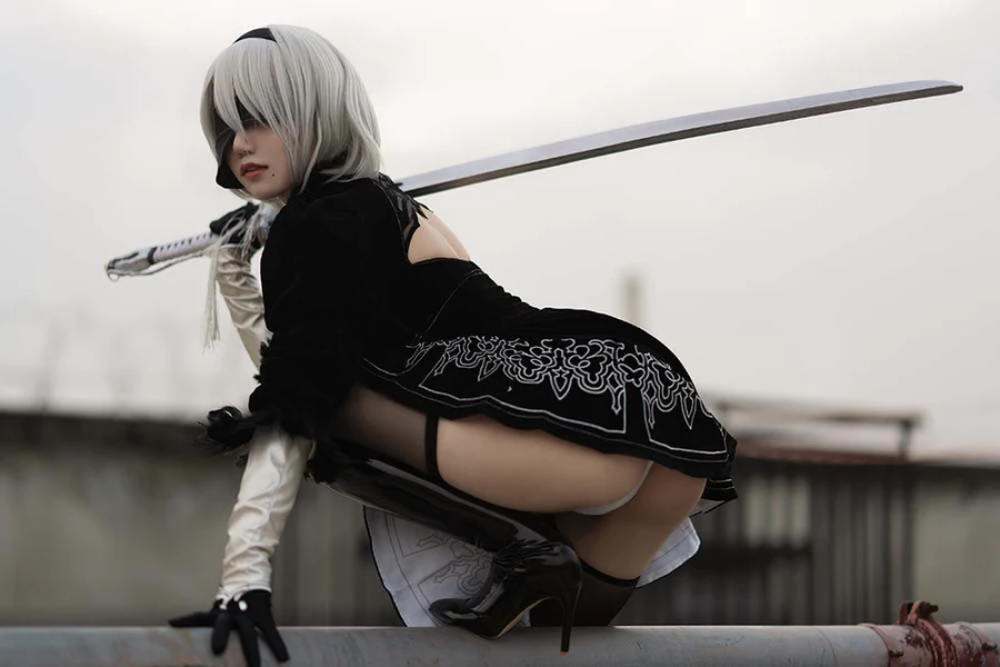小仓千代w – 舰长 2B原皮 Cosplay-第2张