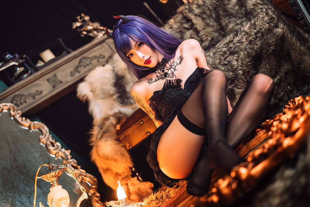 清水由乃 – 暗黑纹身 Cosplay-第2张