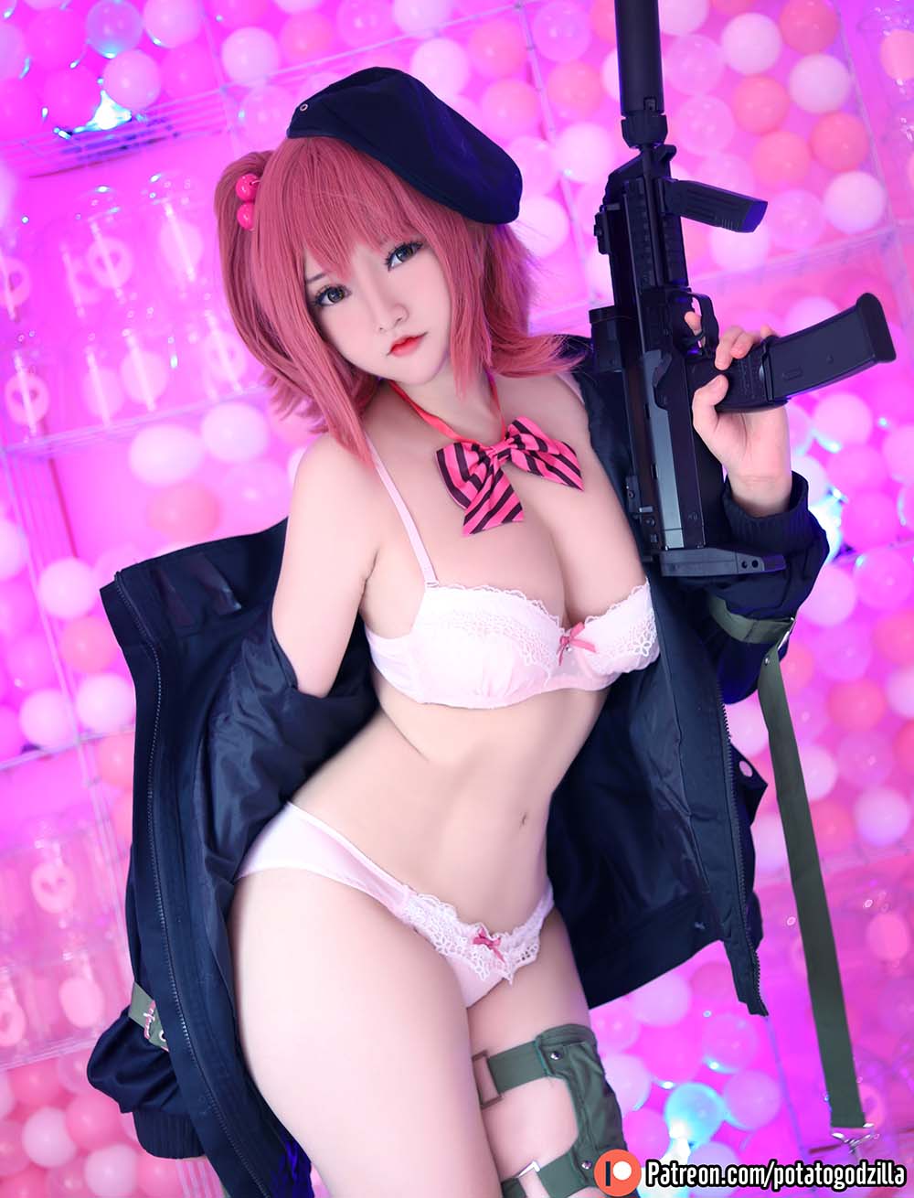 Potato Godzilla – MP7 (Girls Frontline) Cosplay-第2张