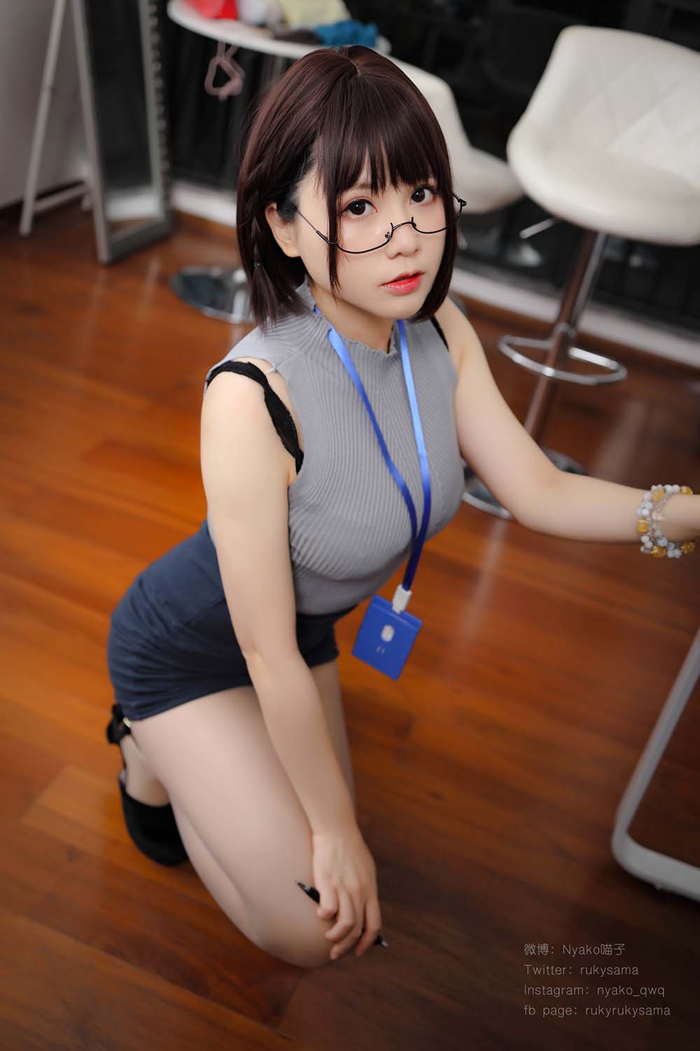 Nyako喵子 – 誰も知らないの大人時間 Cosplay-第2张