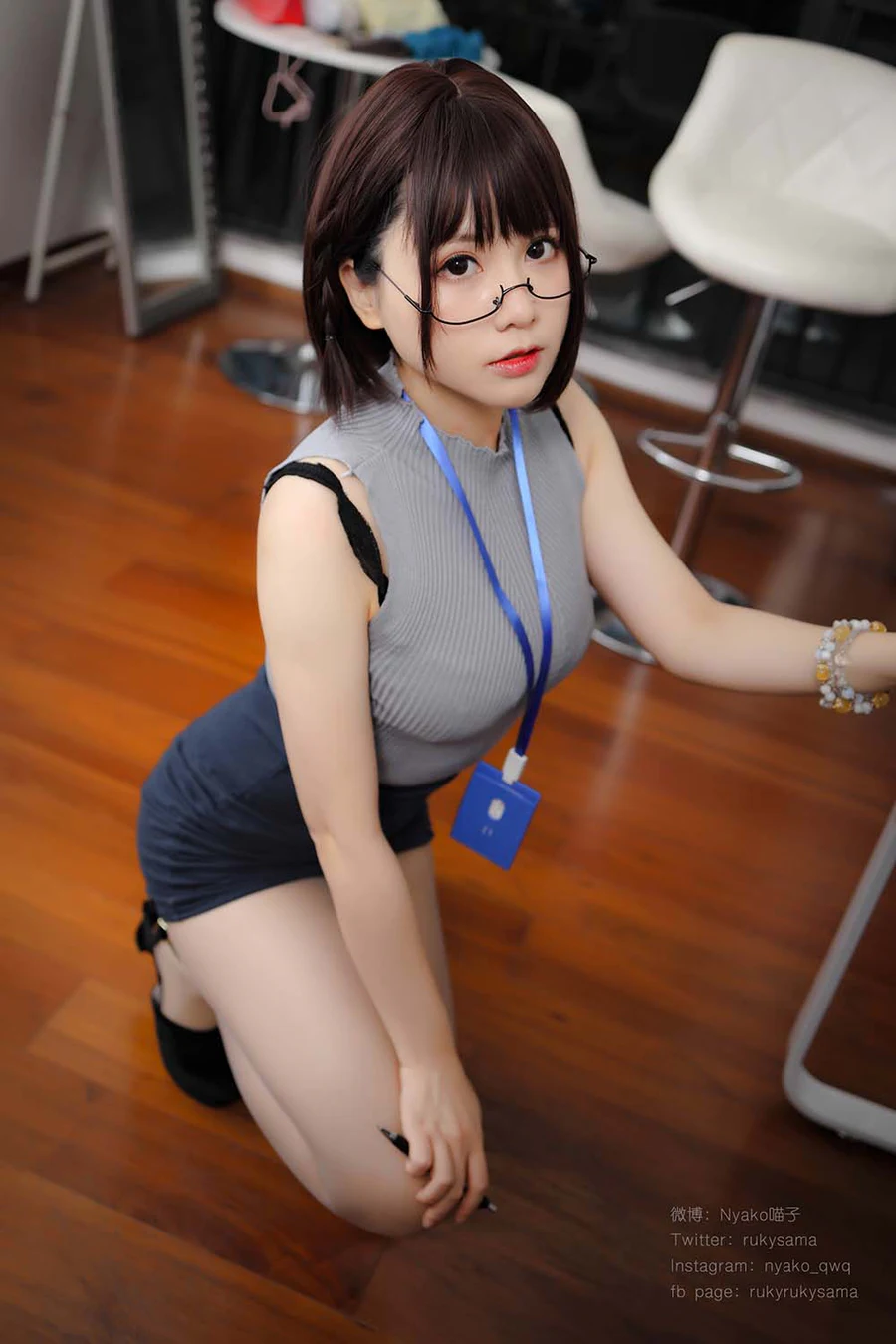 Nyako喵子 – 誰も知らないの大人時間 Cosplay-第2张