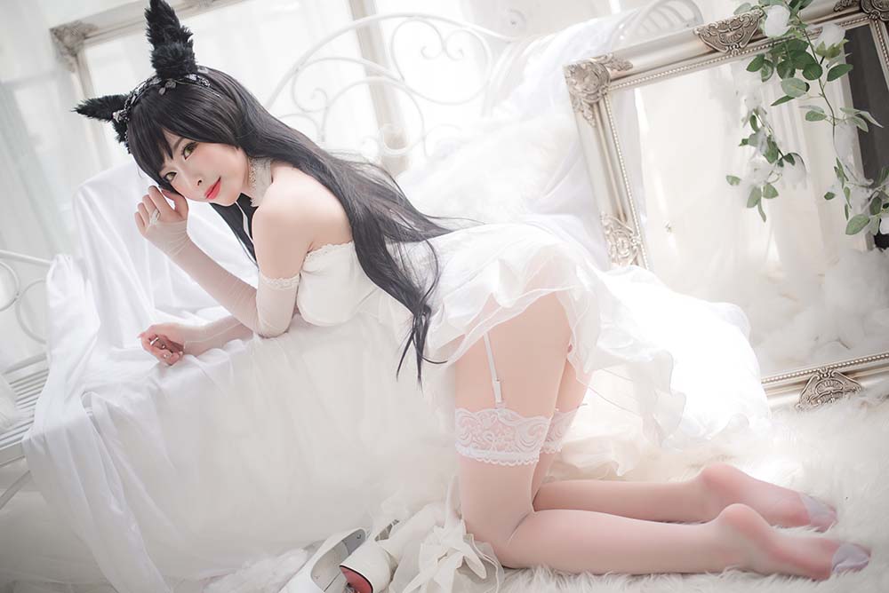 清水由乃 – 爱宕婚纱 Cosplay-第2张