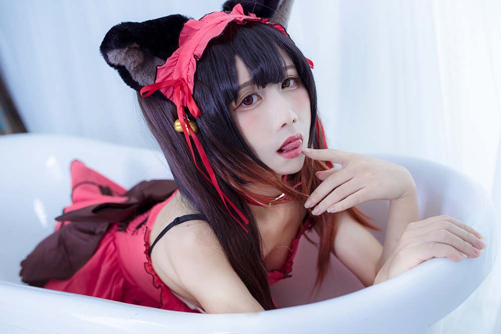 九曲Jean – 时崎狂三 Cosplay-第2张