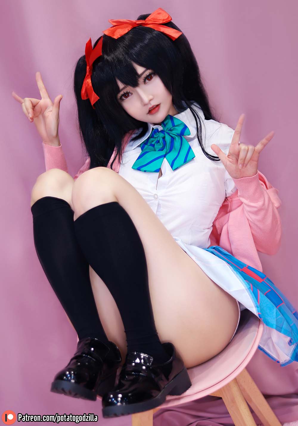 Potato Godzilla – Nico Yazawa Cosplay-第1张