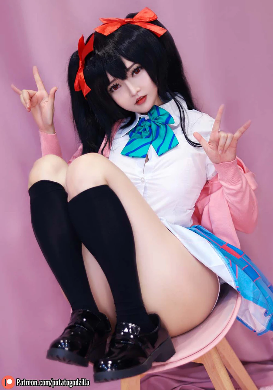 Potato Godzilla – Nico Yazawa Cosplay-第1张