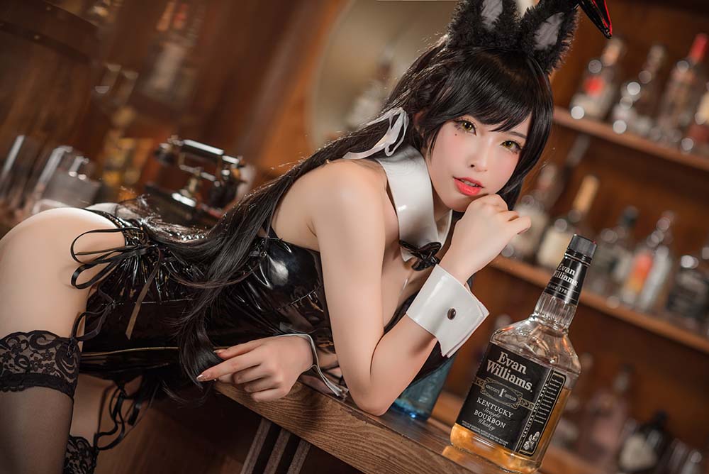 清水由乃 – 爱宕兔女郎 Cosplay-第1张