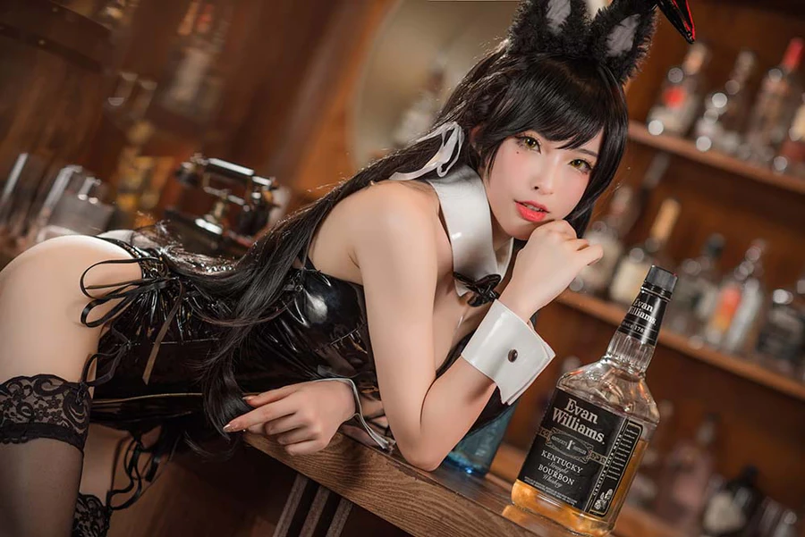 清水由乃 – 爱宕兔女郎 Cosplay-第1张