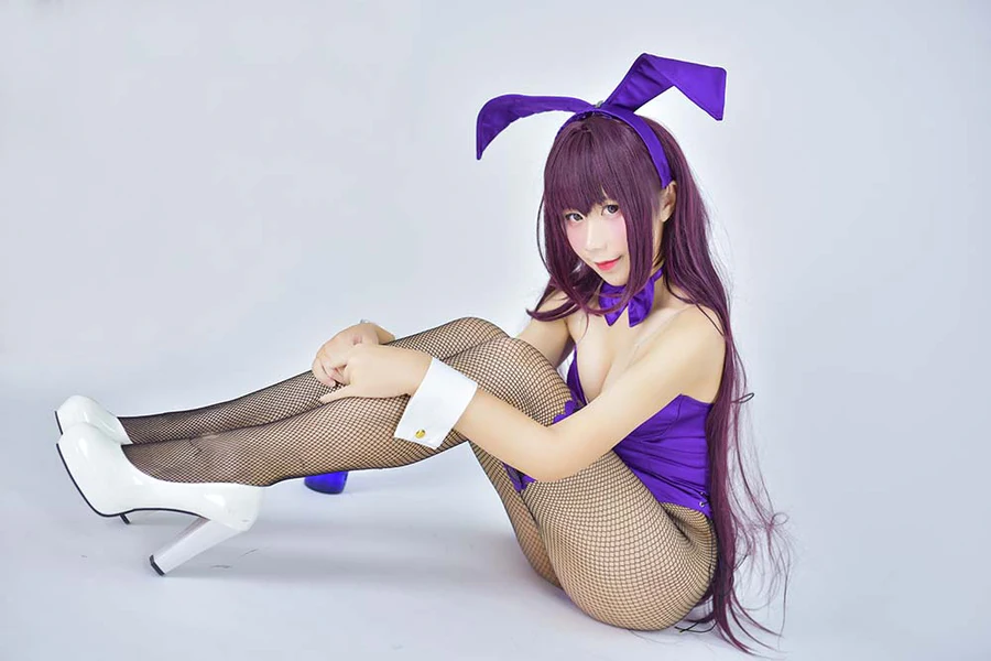 九曲Jean – 兔女郎 Cosplay-第2张