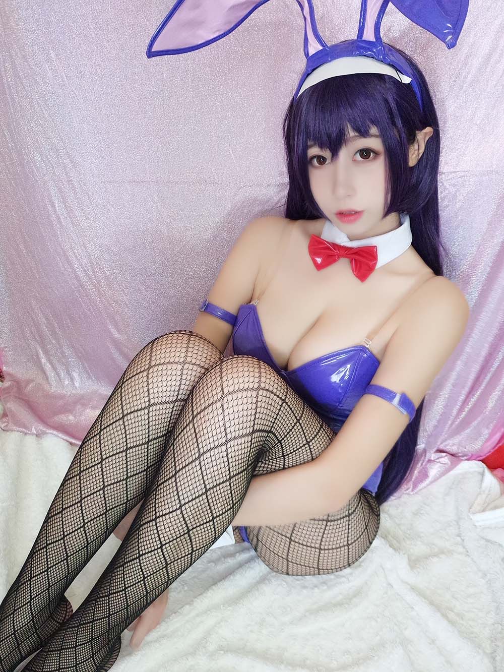 奈汐酱nice – 快乐水 兔女郎 Cosplay-第1张