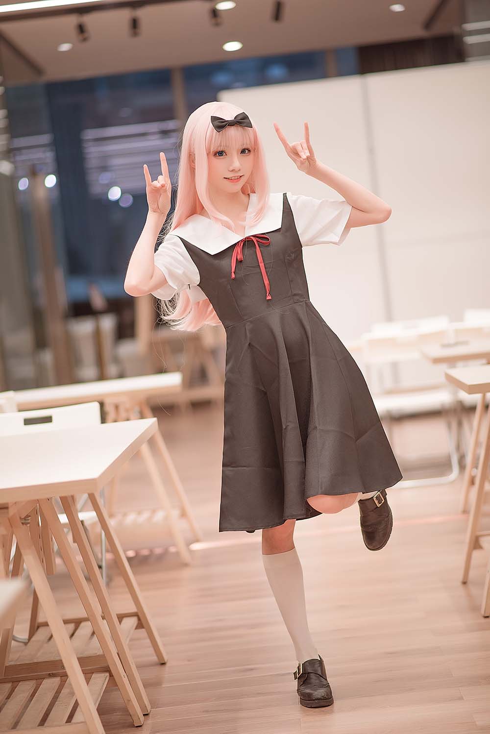 绮太郎Kitaro – 藤原千花 Cosplay-第1张