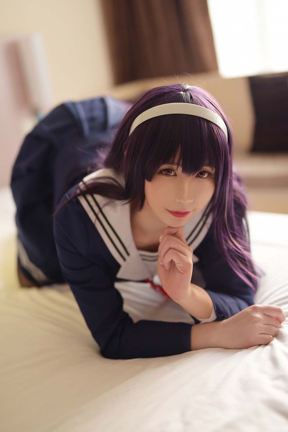 九曲Jean – 霞之丘诗羽 Cosplay-第2张