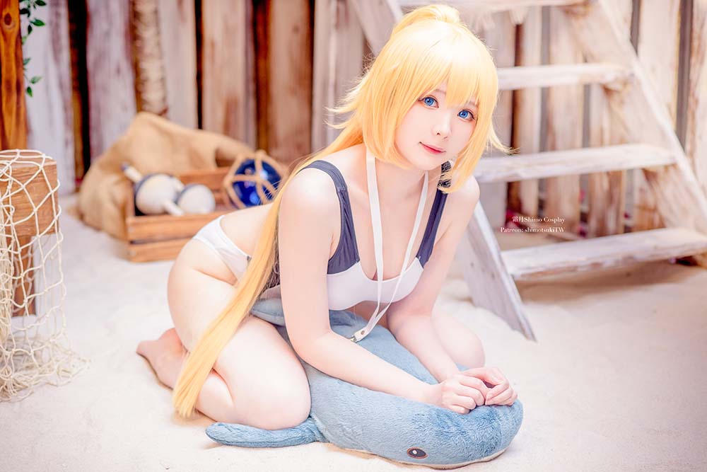 霜月shimo – 贞德 Cosplay-第1张