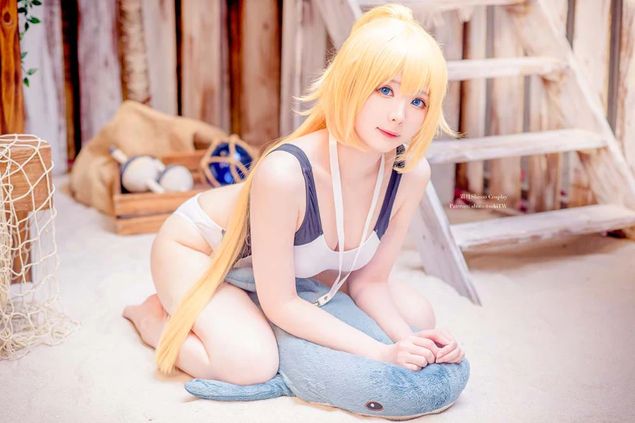 霜月shimo – 贞德 Cosplay-第1张