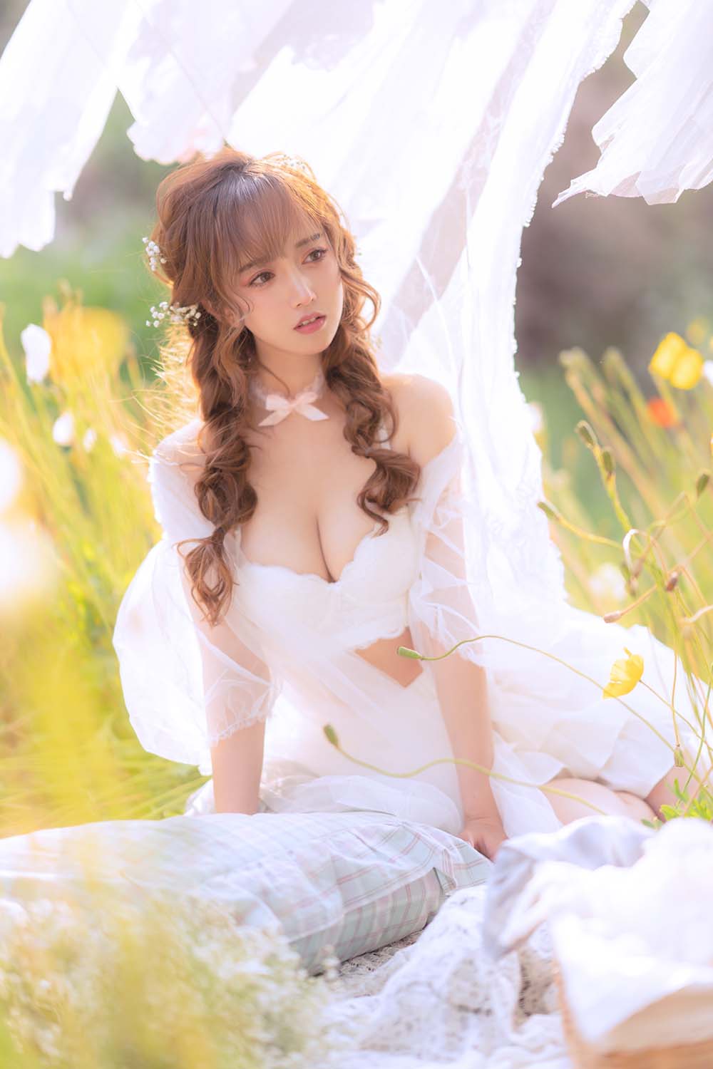 过期米线线喵 – 夏日限定 晒衣服 Cosplay-第2张