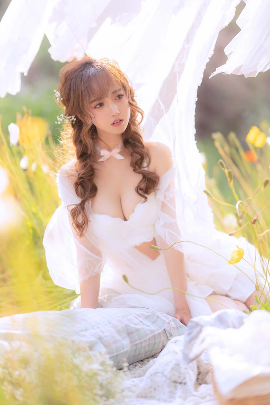 过期米线线喵 – 夏日限定 晒衣服 Cosplay-第2张