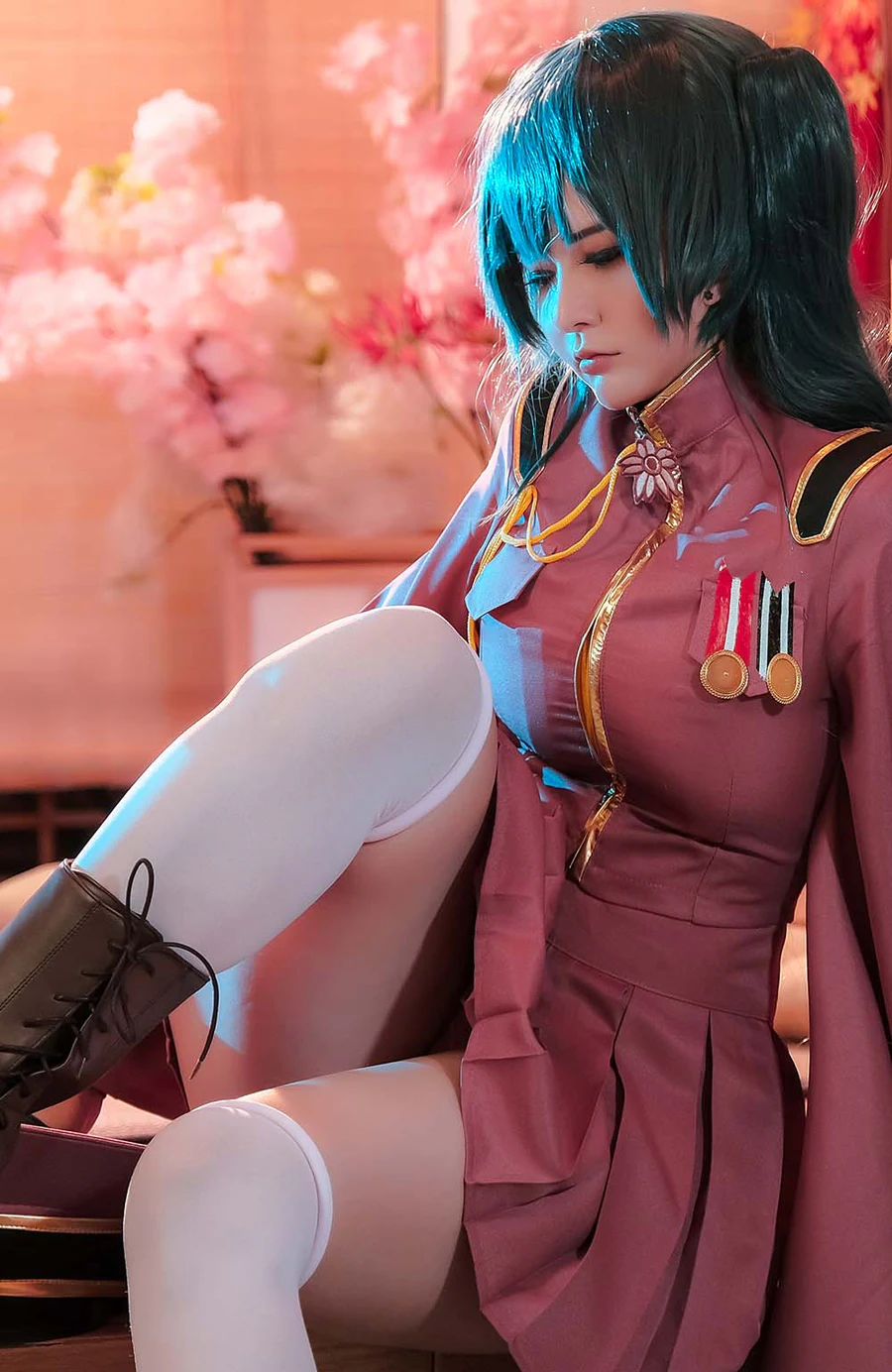 Potato Godzilla – Miku Senbonzakura Cosplay-第1张