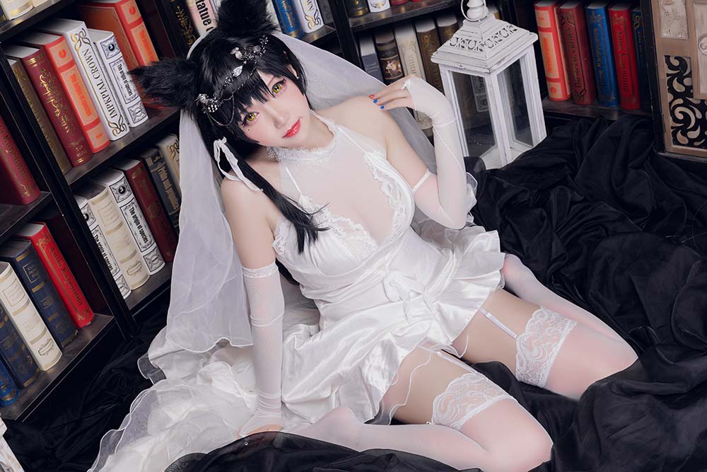 雪晴Astra – 爱宕花嫁 Cosplay-第2张