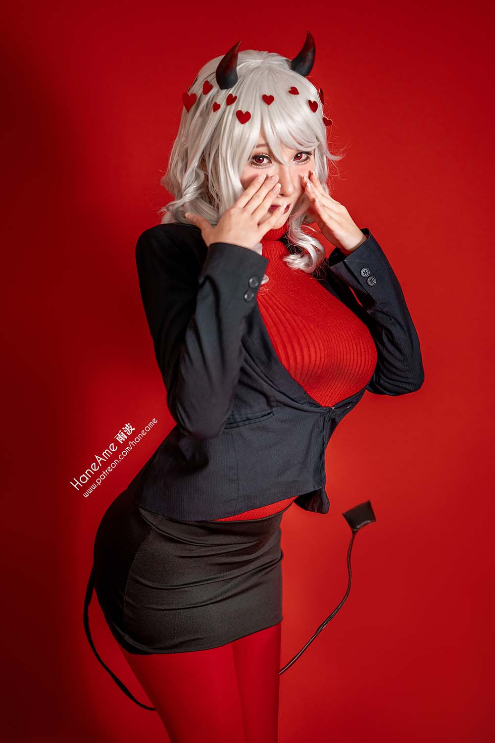 Hane Ame 雨波写真 – Helltaker Muodes Cosplay-第1张
