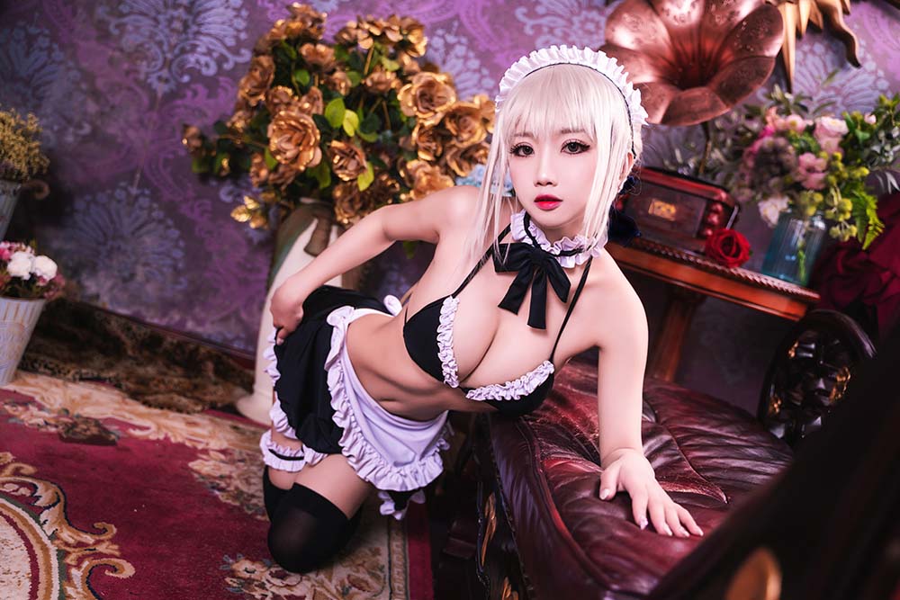 鬼畜瑶在不在w – 黑呆女仆 Cosplay-第2张