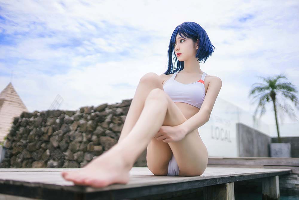 南桃Momoko – 吊带内衣 Cosplay-第2张