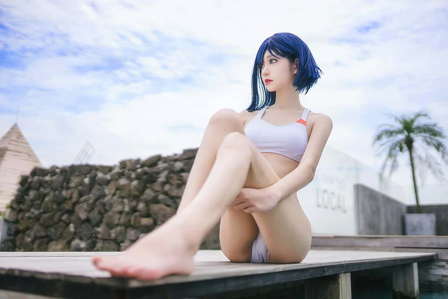 南桃Momoko – 吊带内衣 Cosplay-第2张