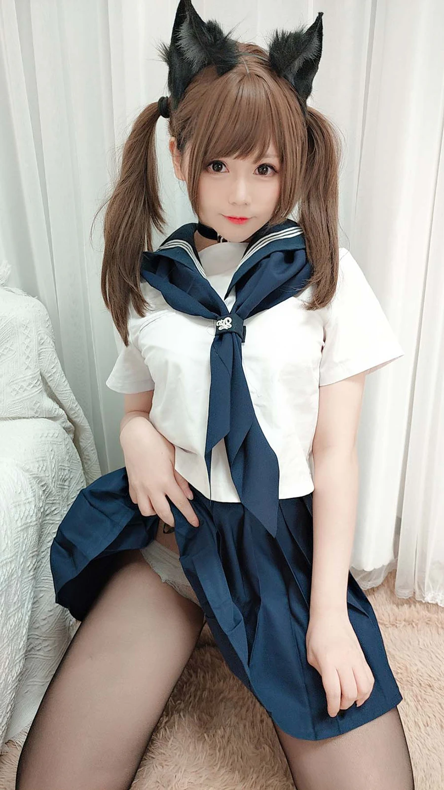 Nyako喵子 – 水手服 Cosplay-第1张