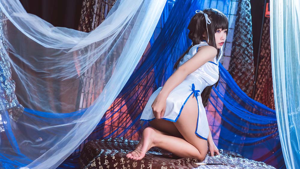 Momoko葵葵 – 铃白 Cosplay-第1张