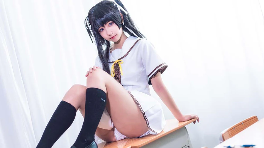 Momoko葵葵 – 铃白 Cosplay-第2张