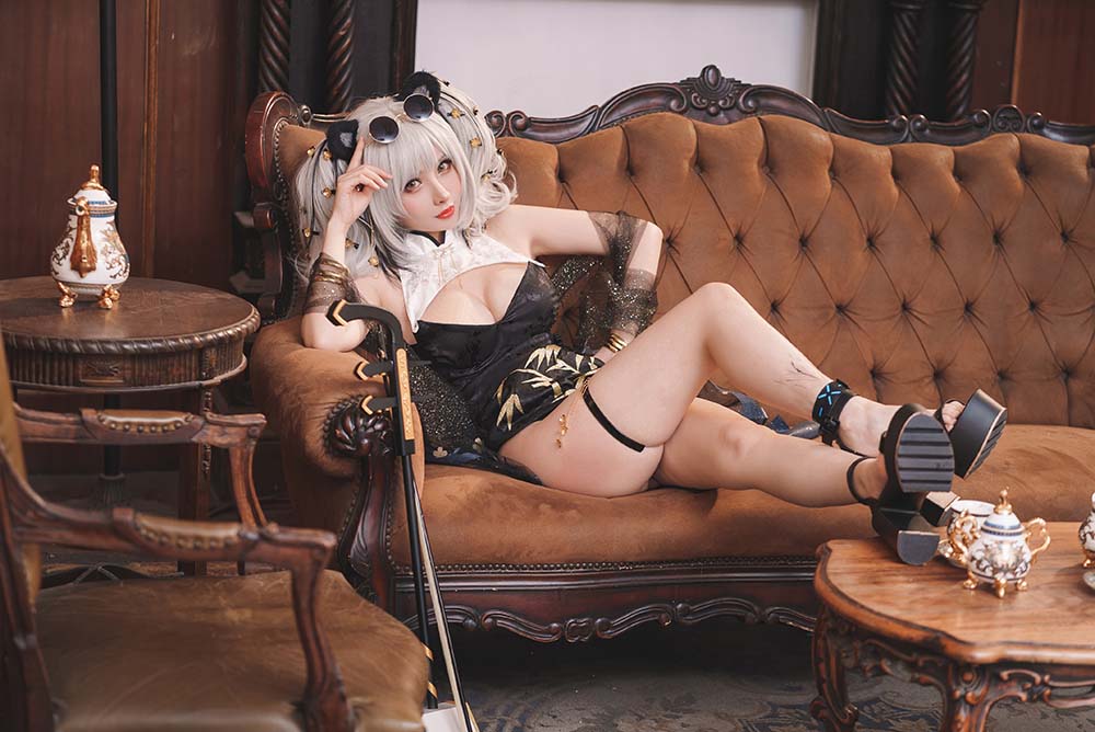 rioko凉凉子 – 食铁兽音乐会 Cosplay-第2张