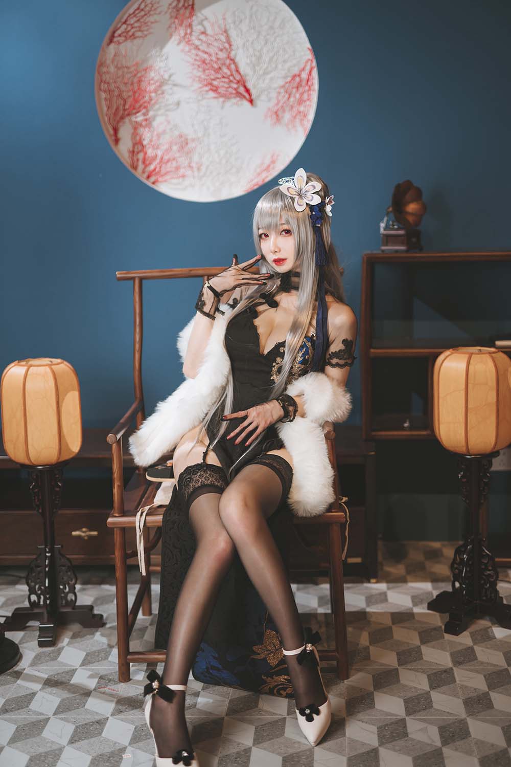封疆疆v – 路易九世旗袍 Cosplay-第1张